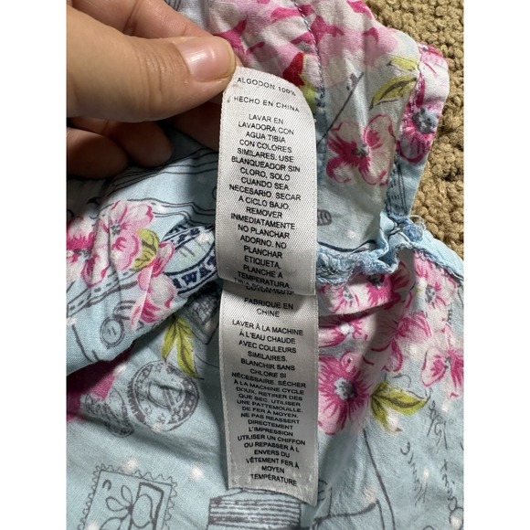 Koi by Kathy Peterson Scrub Top Women Small Mon Amour Floral Square Neckline - Picture 5 of 7